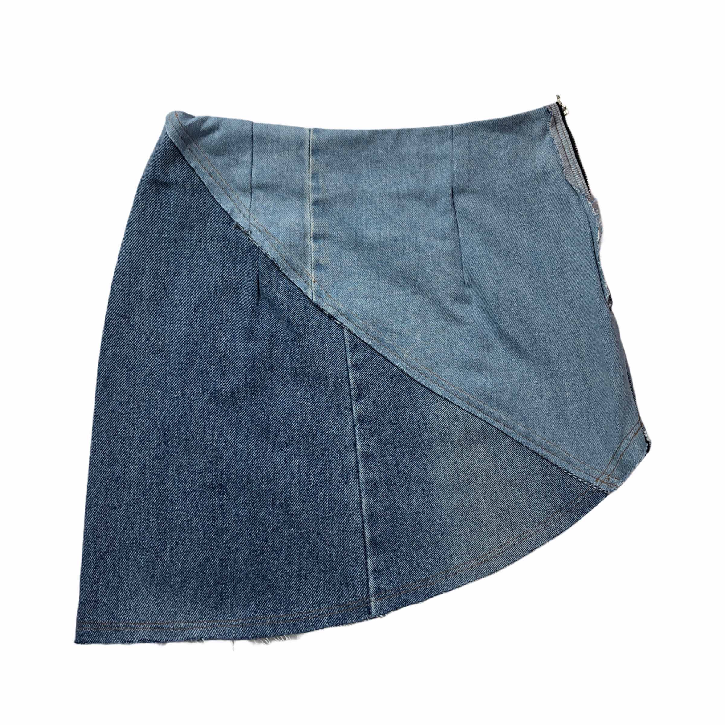 EMMA Diagonal Short Skirt 001