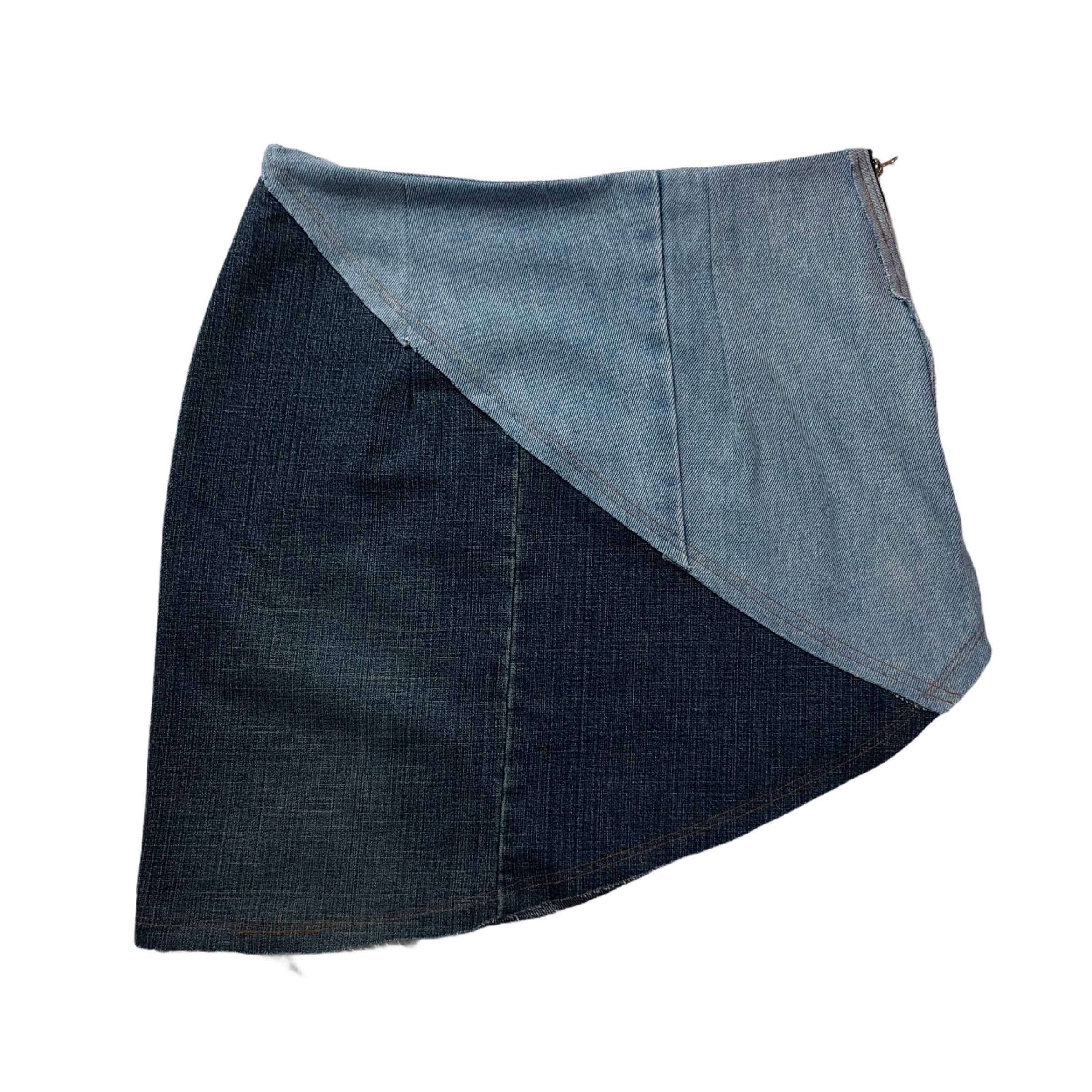 EMMA Diagonal Short Skirt 003