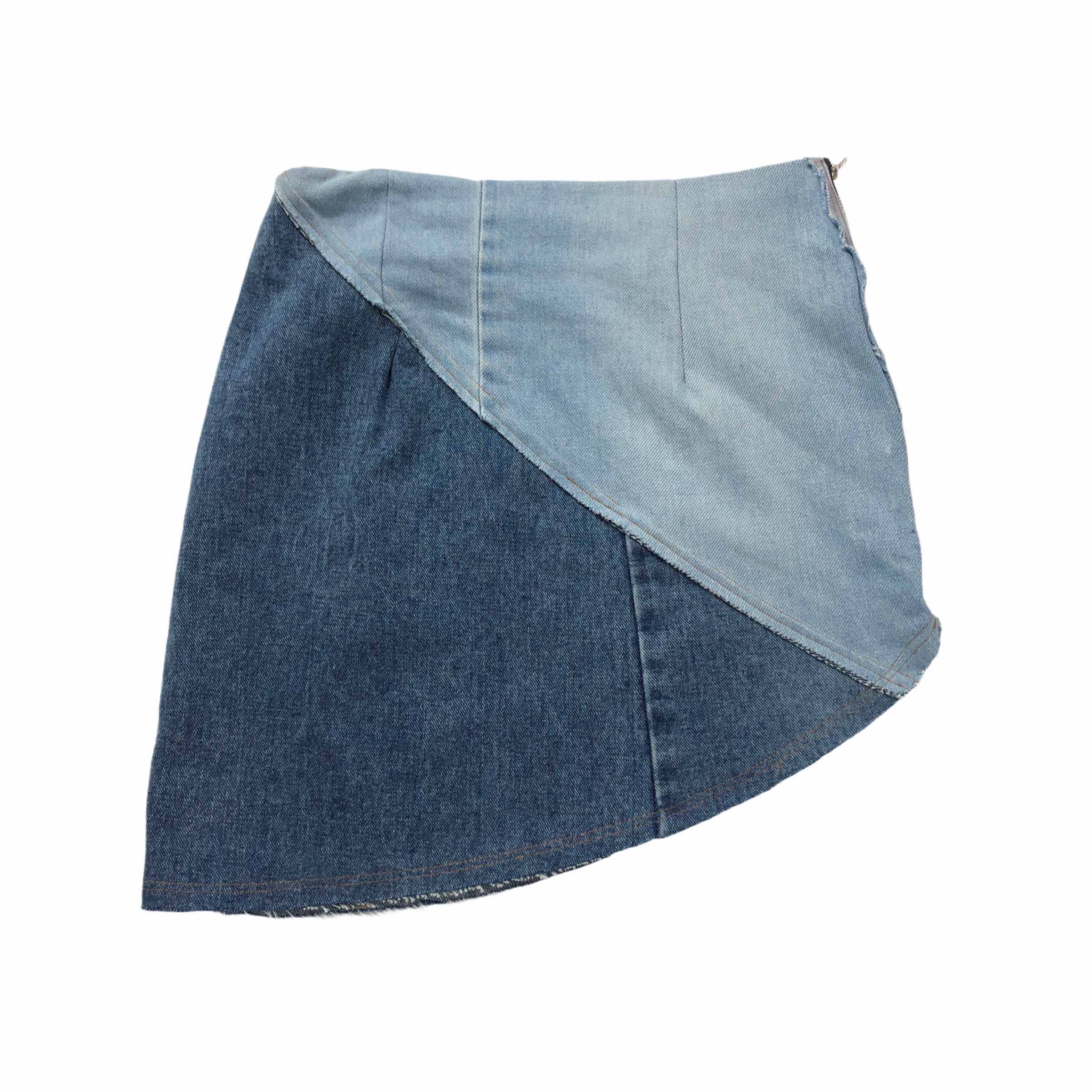 EMMA Diagonal Short Skirt 007